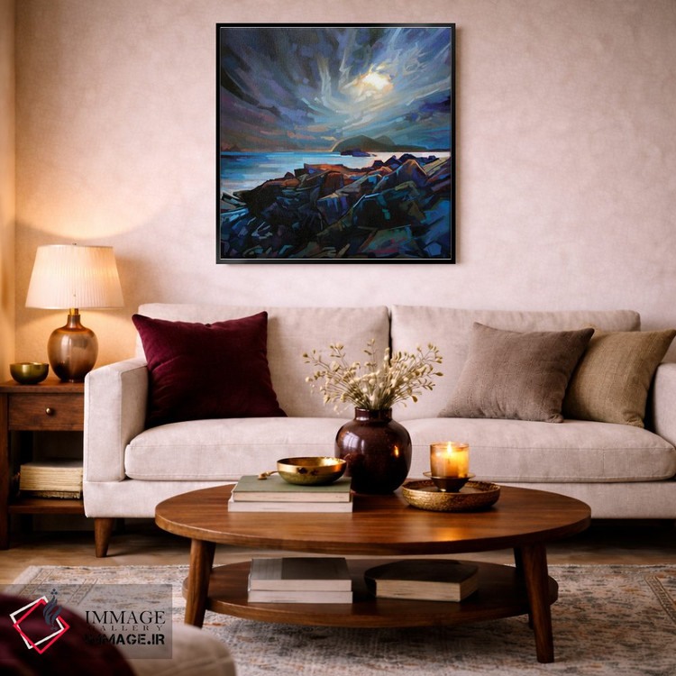 تابلو دکوراتیو به سوی جزایر بلاسکت اثر کوین لاوری - D3B