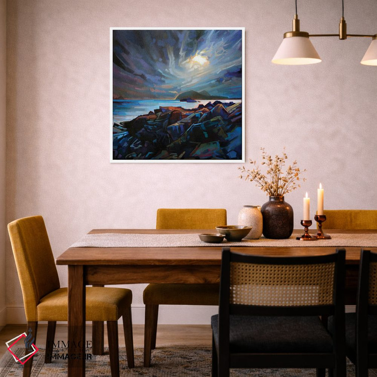 تابلو دکوراتیو به سوی جزایر بلاسکت اثر کوین لاوری - D5W