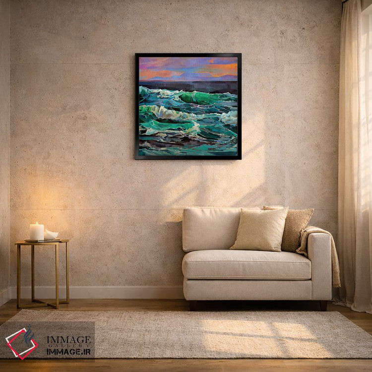 تابلو دکوراتیو کریوی، طوفان اما ۲ اثر کوین لاوری - D2B