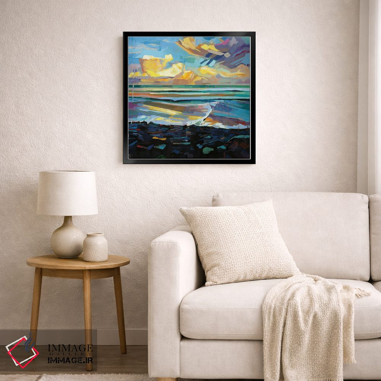 تابلو دکوراتیو ساحل استریدگ، طوفان فیون اثر کوین لاوری - D6B