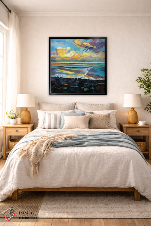 تابلو دکوراتیو ساحل استریدگ، طوفان فیون اثر کوین لاوری - D5B