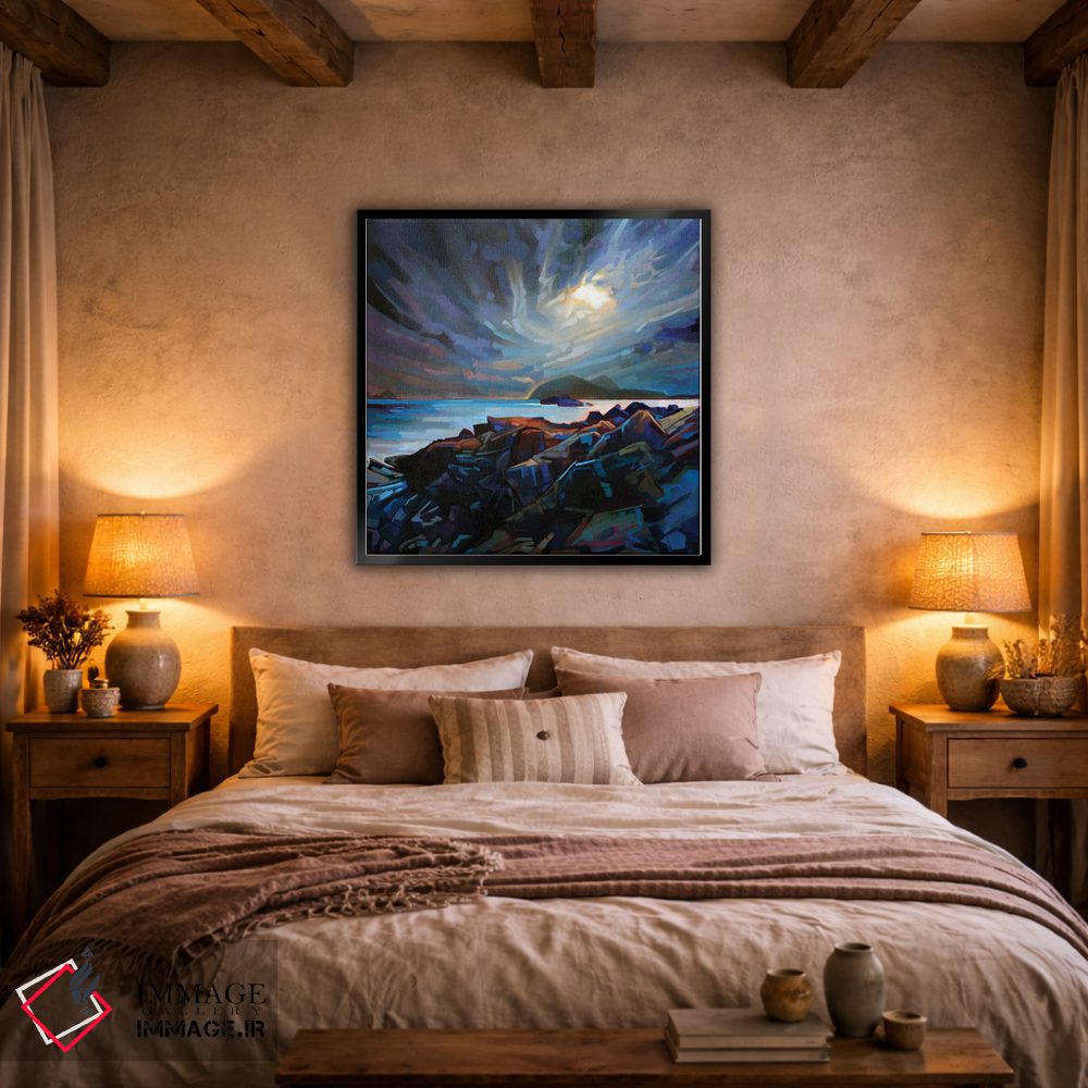 تابلو دکوراتیو به سوی جزایر بلاسکت اثر کوین لاوری - D4B