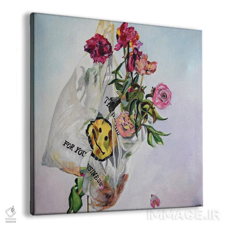 تابلو دکوراتیو بقایای بهشت اثر کریستین ووس - نمای پرسپکتیو محصول