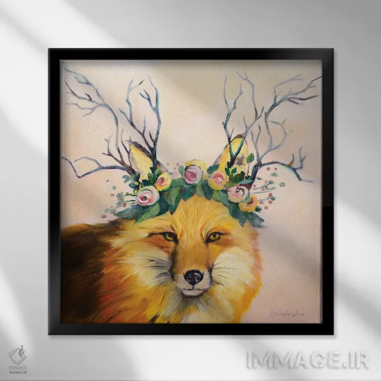 تابلو دکوراتیو نیت همه چیز است اثر کارن وبر - نمای قابدار مشکی