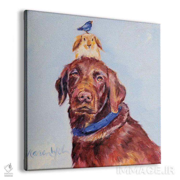 تابلو دکوراتیو تولدت مبارک اثر کارن وبر - نمای پرسپکتیو محصول