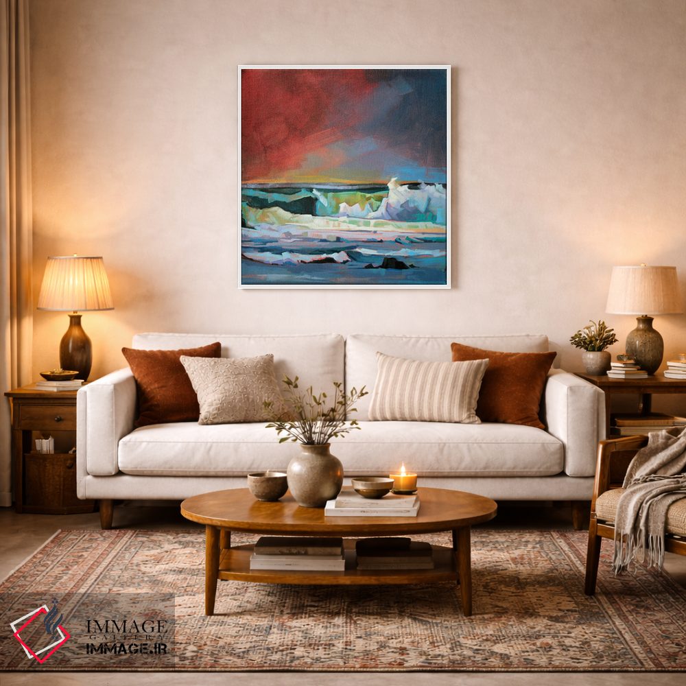 تابلو دکوراتیو زمستان در لیتریم اثر کوین لاوری - D2W