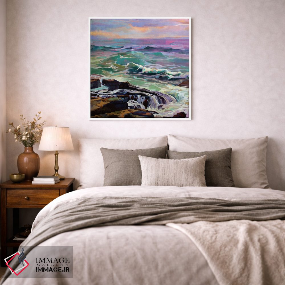 تابلو دکوراتیو کریوی، طوفان النور اثر کوین لاوری - D1W