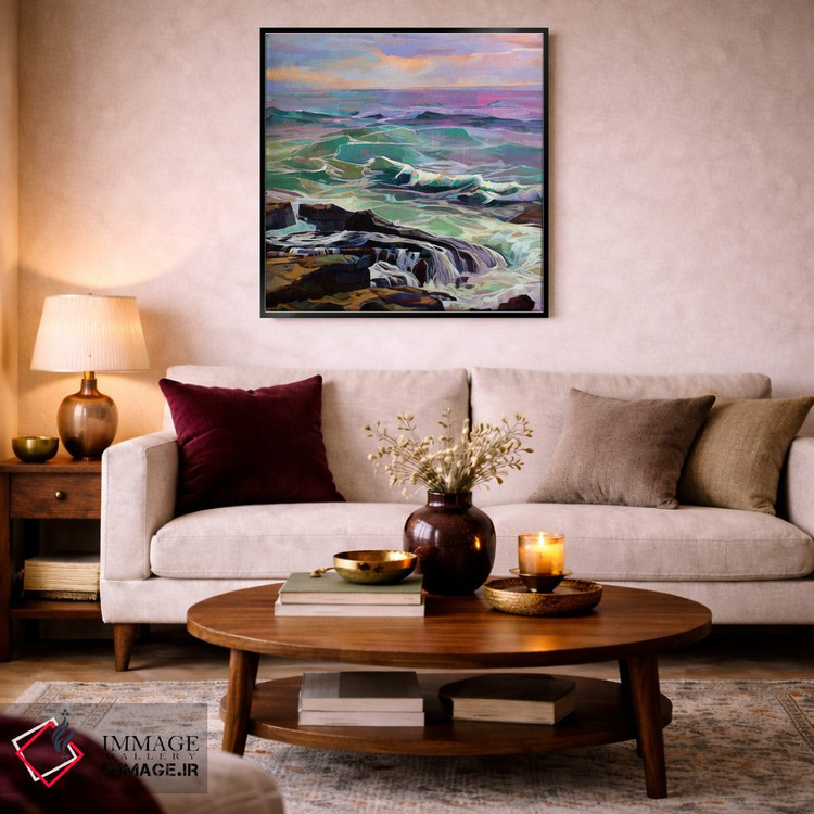 تابلو دکوراتیو کریوی، طوفان النور اثر کوین لاوری - D3B