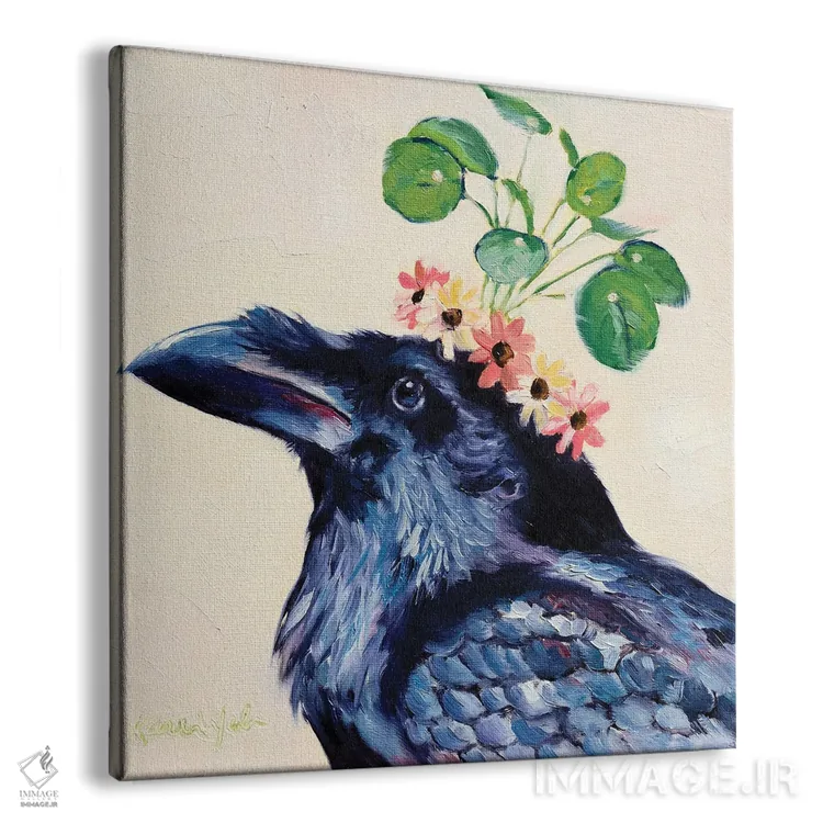 تابلو دکوراتیو خرد و کامیابی اثر کارن وبر - نمای پرسپکتیو محصول