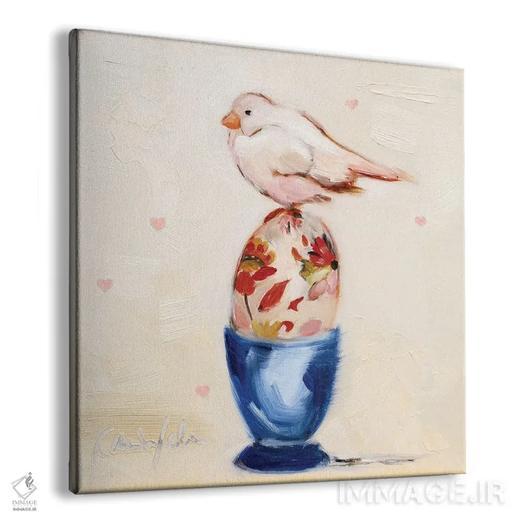 تابلو دکوراتیو انتظارات شیرین اثر کارن وبر - نمای پرسپکتیو محصول