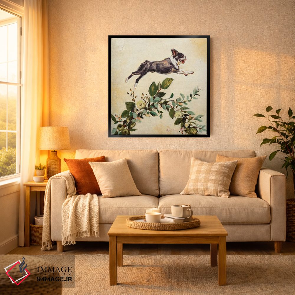 تابلو دکوراتیو جهش ایمانی اثر کارن وبر - D3B