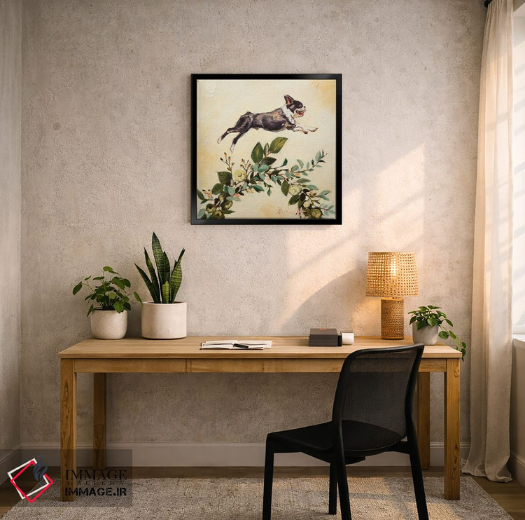 تابلو دکوراتیو جهش ایمانی اثر کارن وبر - D6B
