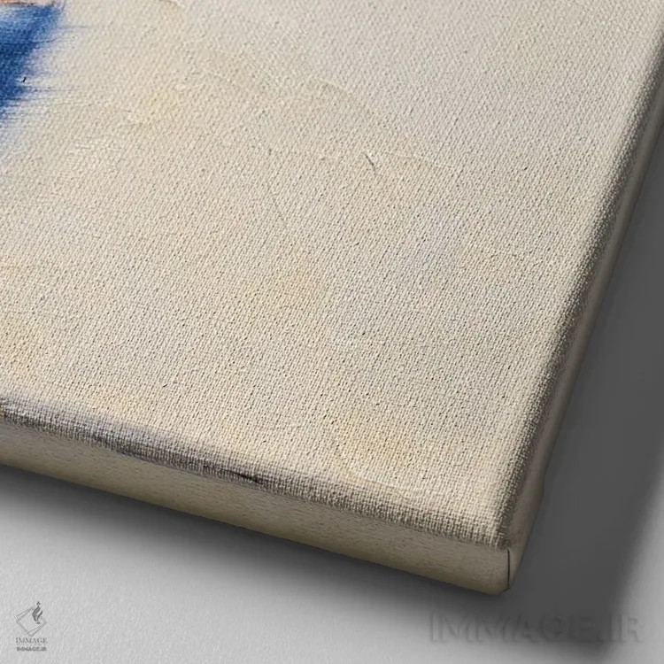 تابلو دکوراتیو انتظارات شیرین اثر کارن وبر - نمای نزدیک بافت بوم