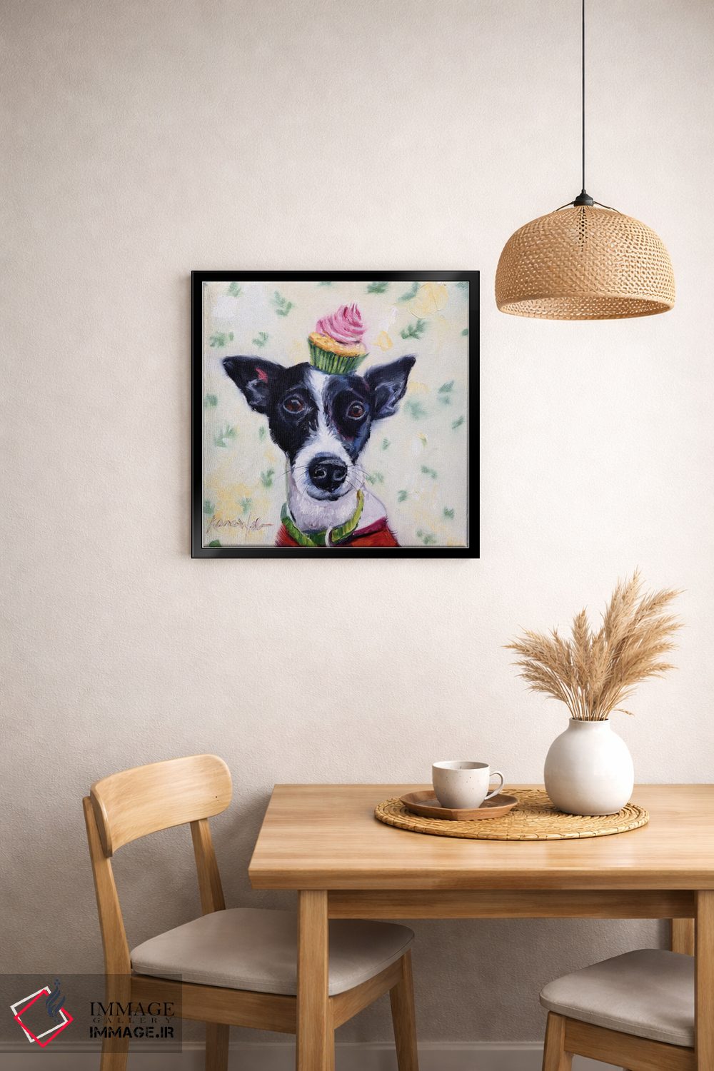 تابلو دکوراتیو شیرینی تریر اثر کارن وبر - D2B