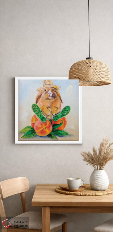 تابلو دکوراتیو هلوهای آقای ایستردی اثر کارن وبر - D1W