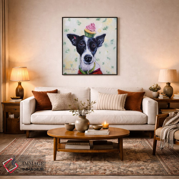 تابلو دکوراتیو شیرینی تریر اثر کارن وبر - D4B