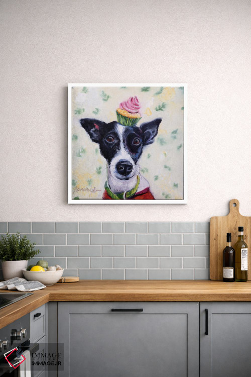 تابلو دکوراتیو شیرینی تریر اثر کارن وبر - D3W