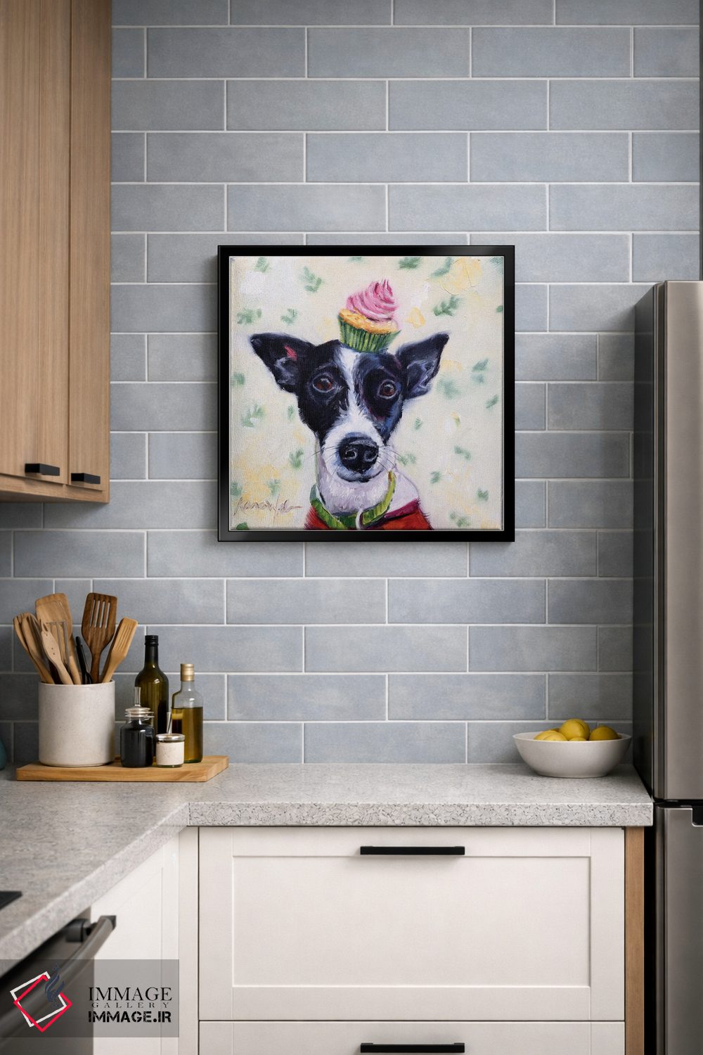 تابلو دکوراتیو شیرینی تریر اثر کارن وبر - D5B