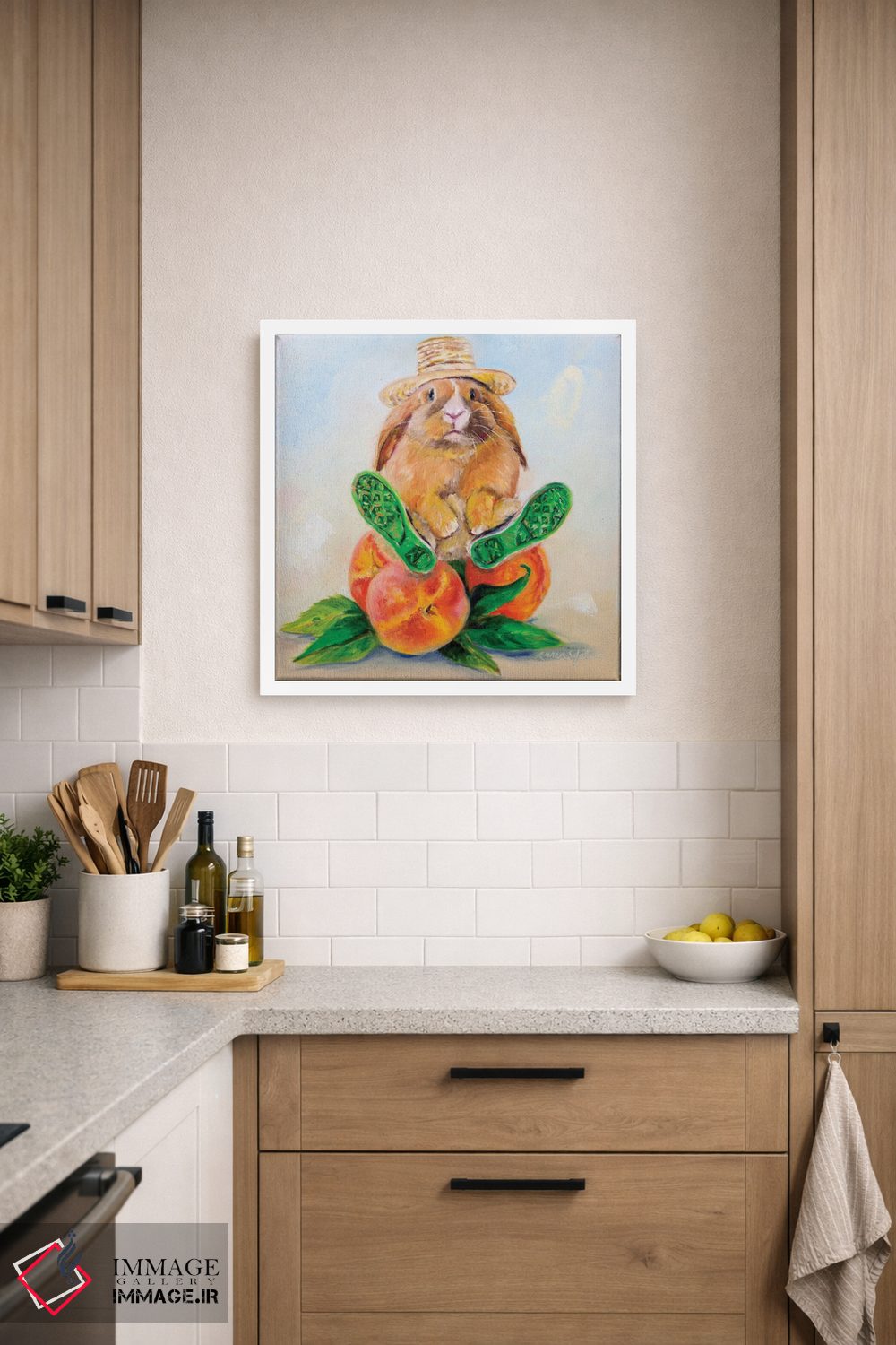 تابلو دکوراتیو هلوهای آقای ایستردی اثر کارن وبر - D3W