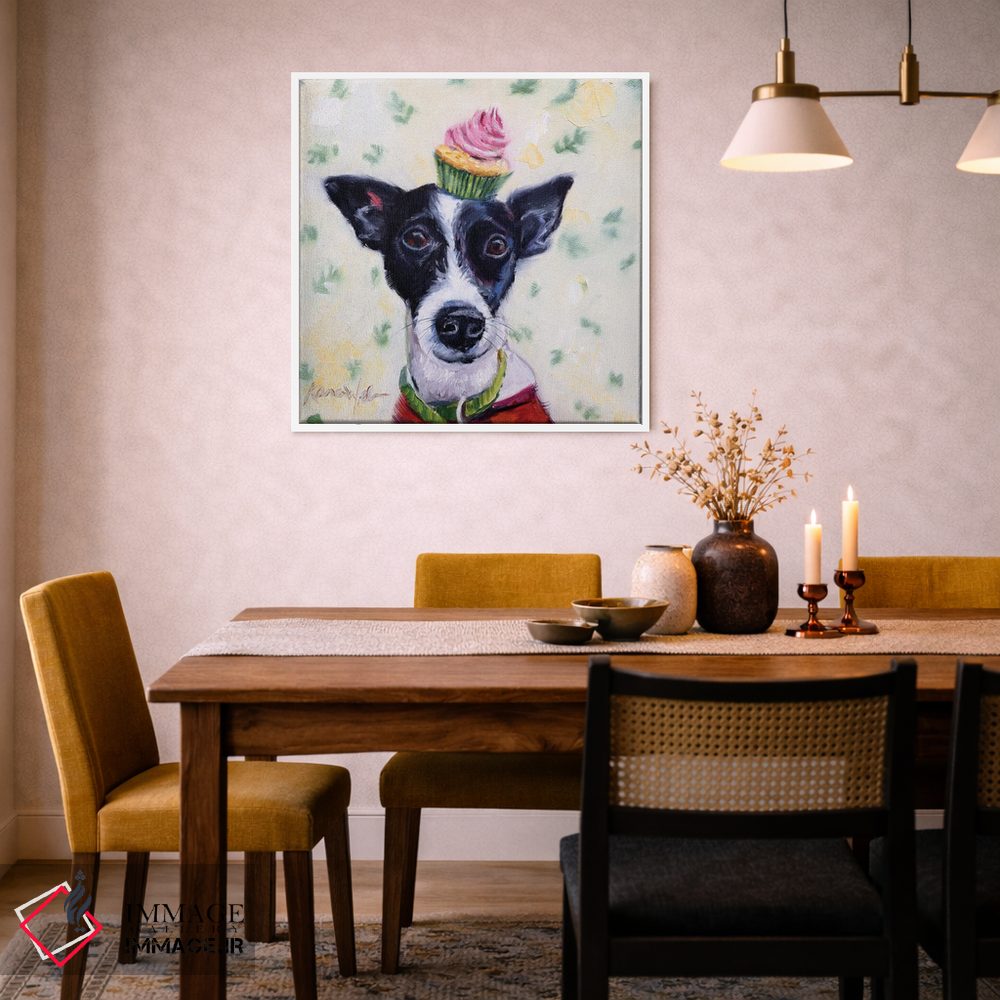 تابلو دکوراتیو شیرینی تریر اثر کارن وبر - D6W