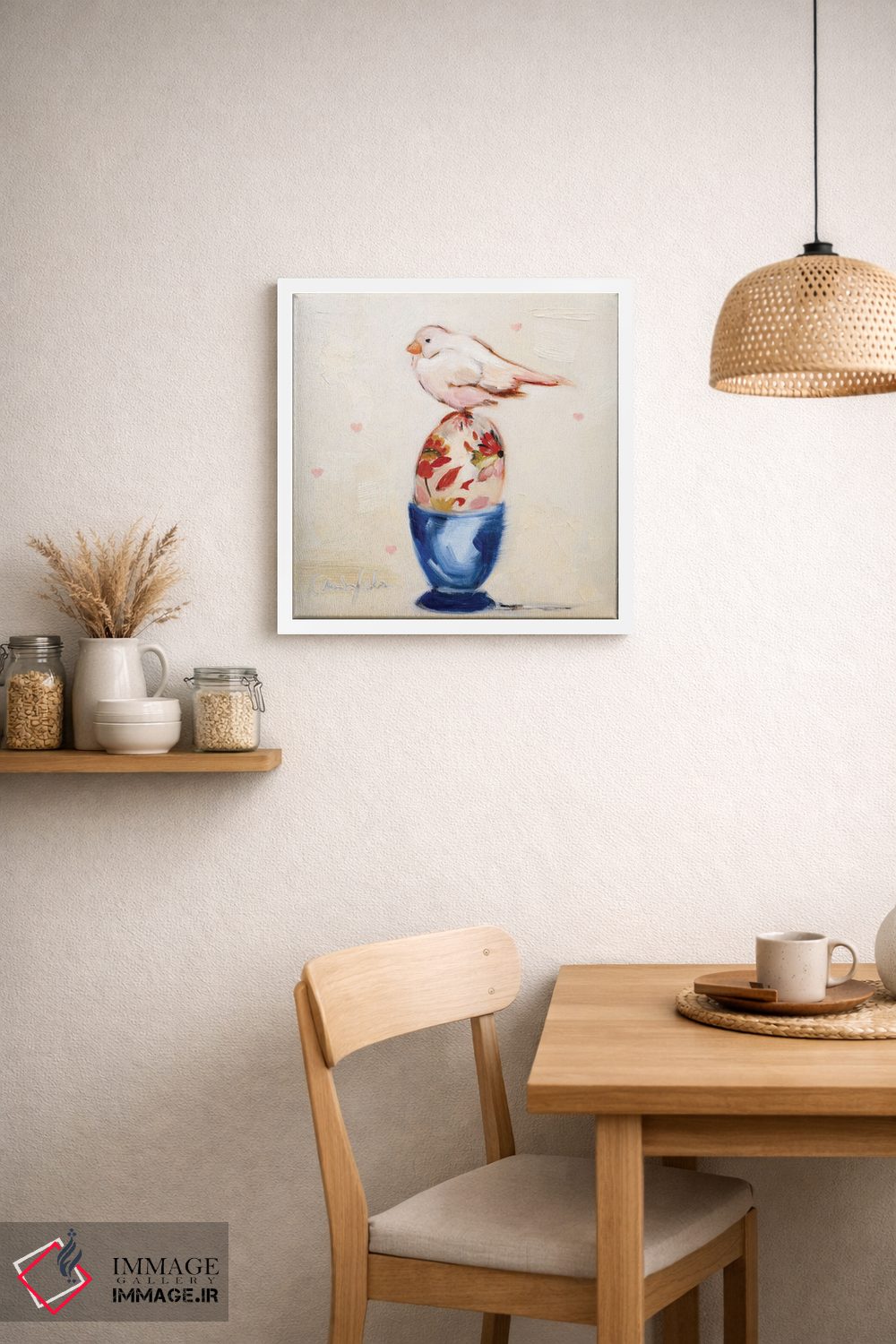 تابلو دکوراتیو انتظارات شیرین اثر کارن وبر - D1W