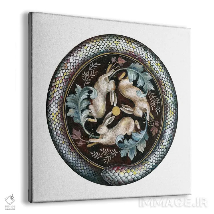 تابلو دکوراتیو اونتوروم ۳ اثر کیمرا واچنا - نمای پرسپکتیو محصول