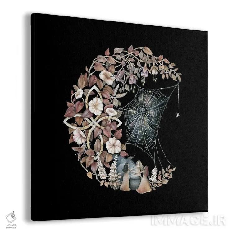 تابلو دکوراتیو ماه رقصان اثر کیمرا واچنا - نمای پرسپکتیو محصول