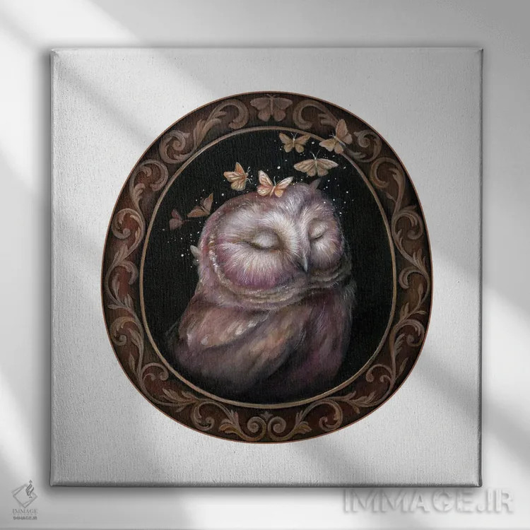 تابلو دکوراتیو رویای پاییز اثر کیمرا واچنا - نمای روبهرو روی دیوار