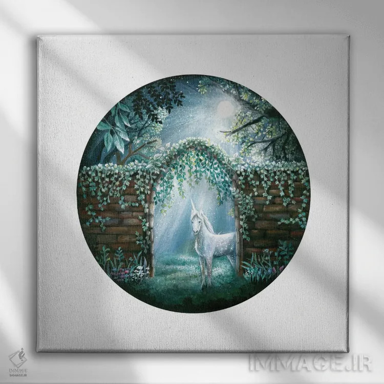 تابلو دکوراتیو طاق اثر کیمرا واچنا - نمای روبهرو روی دیوار