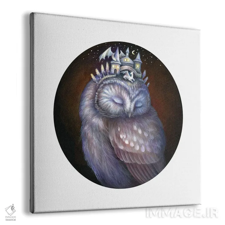 تابلو دکوراتیو کلاه غار اژدها اثر کیمرا واچنا - نمای پرسپکتیو محصول