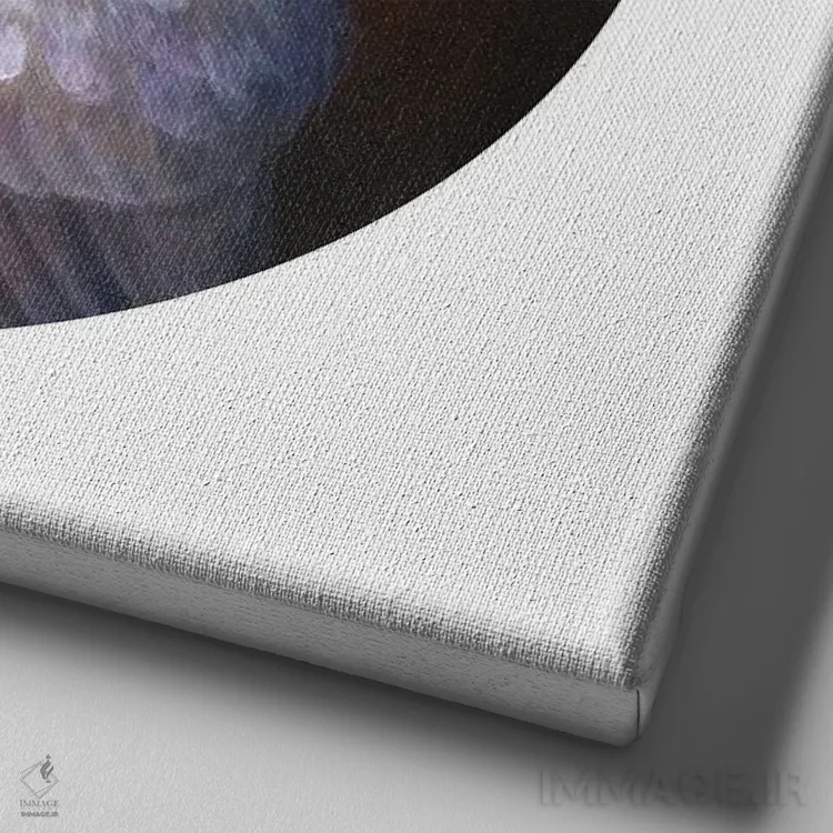 تابلو دکوراتیو کلاه غار اژدها اثر کیمرا واچنا - نمای نزدیک بافت بوم