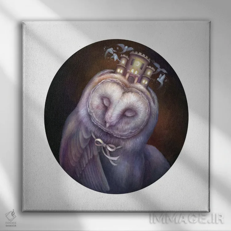 تابلو دکوراتیو کلاه قلعه ی تسخیر شده اثر کیمرا واچنا - نمای روبهرو روی دیوار