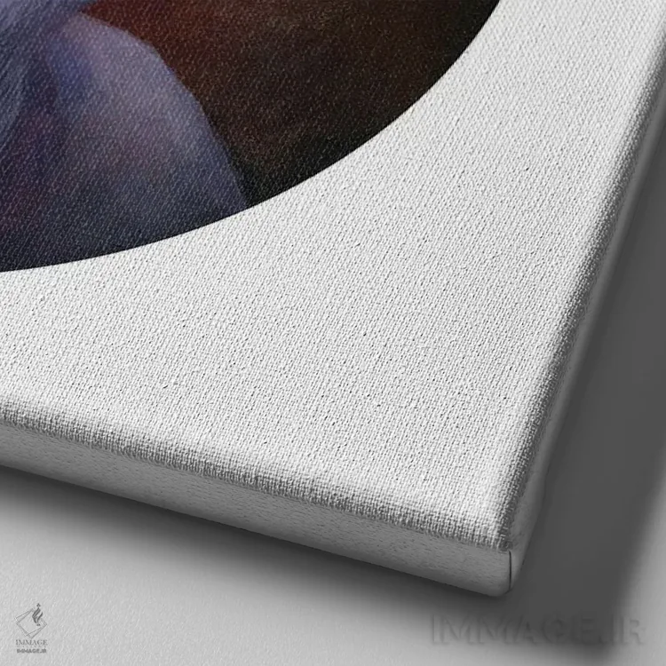 تابلو دکوراتیو کلاه قلعه ی تسخیر شده اثر کیمرا واچنا - نمای نزدیک بافت بوم