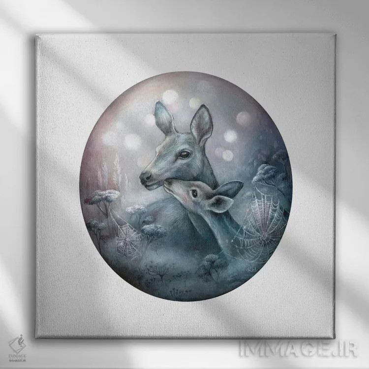 تابلو دکوراتیو مادر اثر کیمرا واچنا - نمای روبهرو روی دیوار