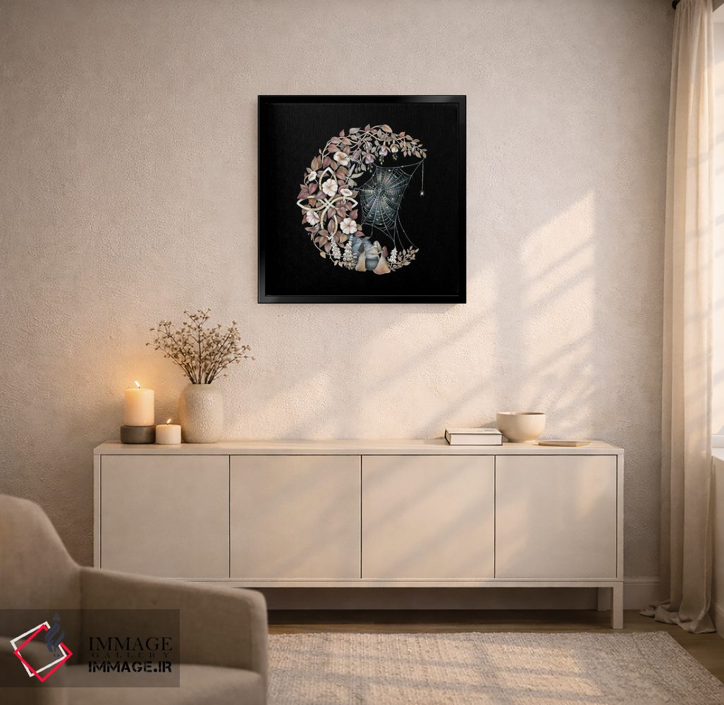 تابلو دکوراتیو ماه رقصان اثر کیمرا واچنا - D6B