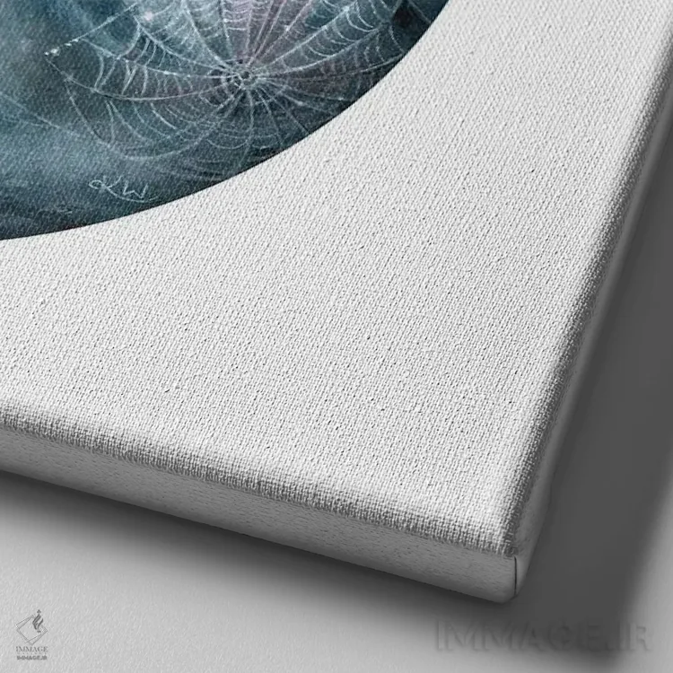 تابلو دکوراتیو مادر اثر کیمرا واچنا - نمای نزدیک بافت بوم