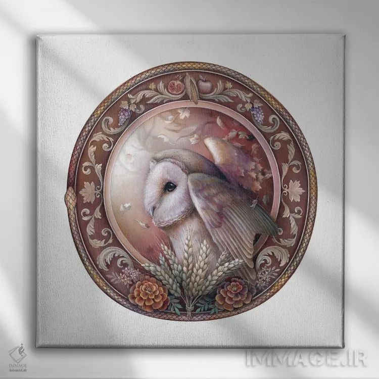 تابلو دکوراتیو پاییز اثر کیمرا واچنا - نمای روبهرو روی دیوار