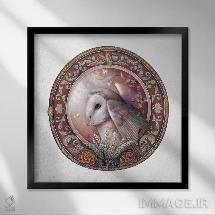 تابلو دکوراتیو پاییز اثر کیمرا واچنا - نمای قابدار مشکی