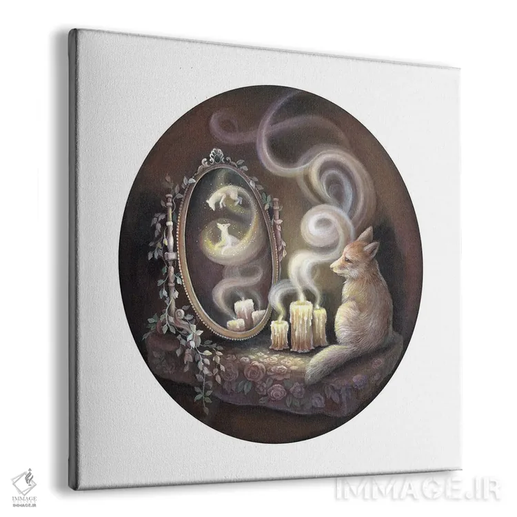 تابلو دکوراتیو آینه پیش گویی اثر کیمرا واچنا - نمای پرسپکتیو محصول