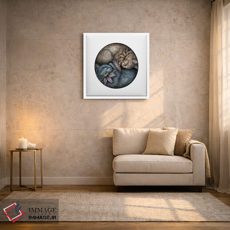 تابلو دکوراتیو جونیپر و نیم اثر کیمرا واچنا - D1W