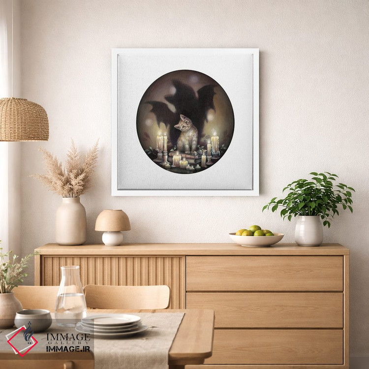 تابلو دکوراتیو اگر من یک گربه-خفاش بودم اثر کیمرا واچنا - D1W
