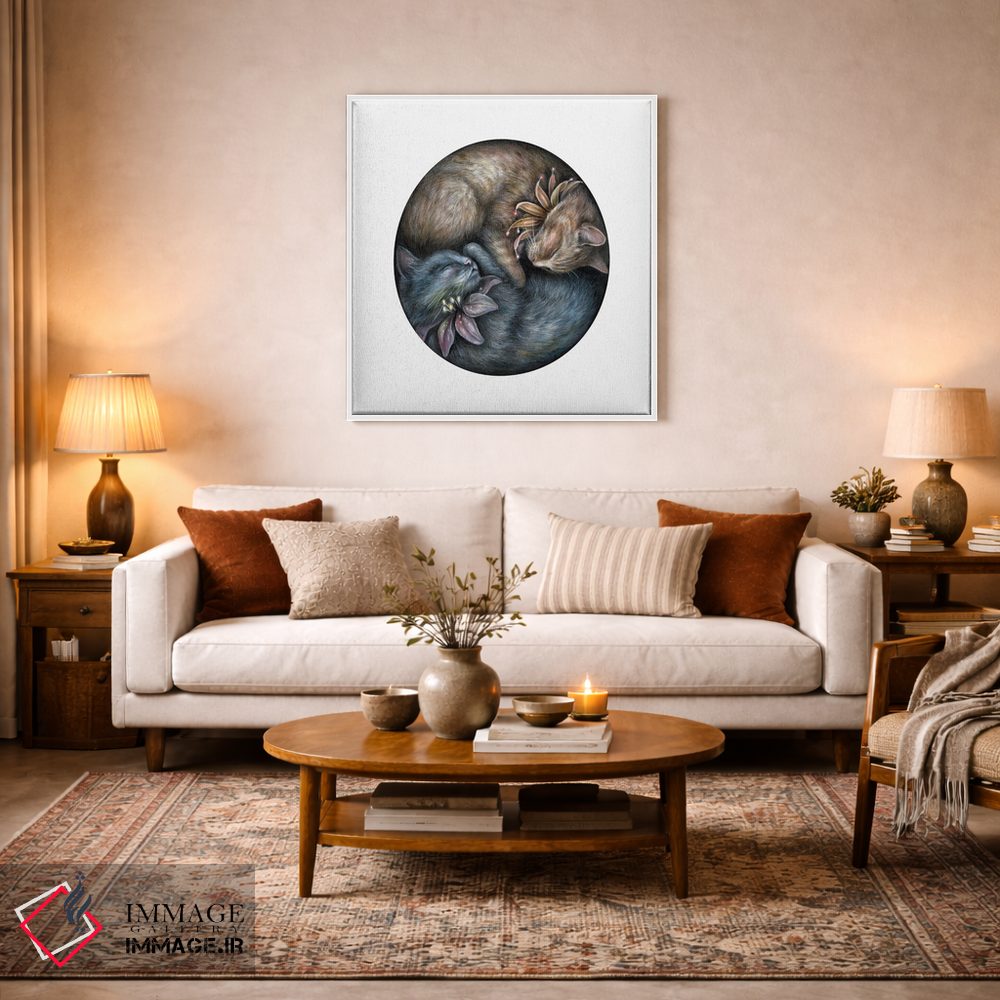 تابلو دکوراتیو جونیپر و نیم اثر کیمرا واچنا - D2W