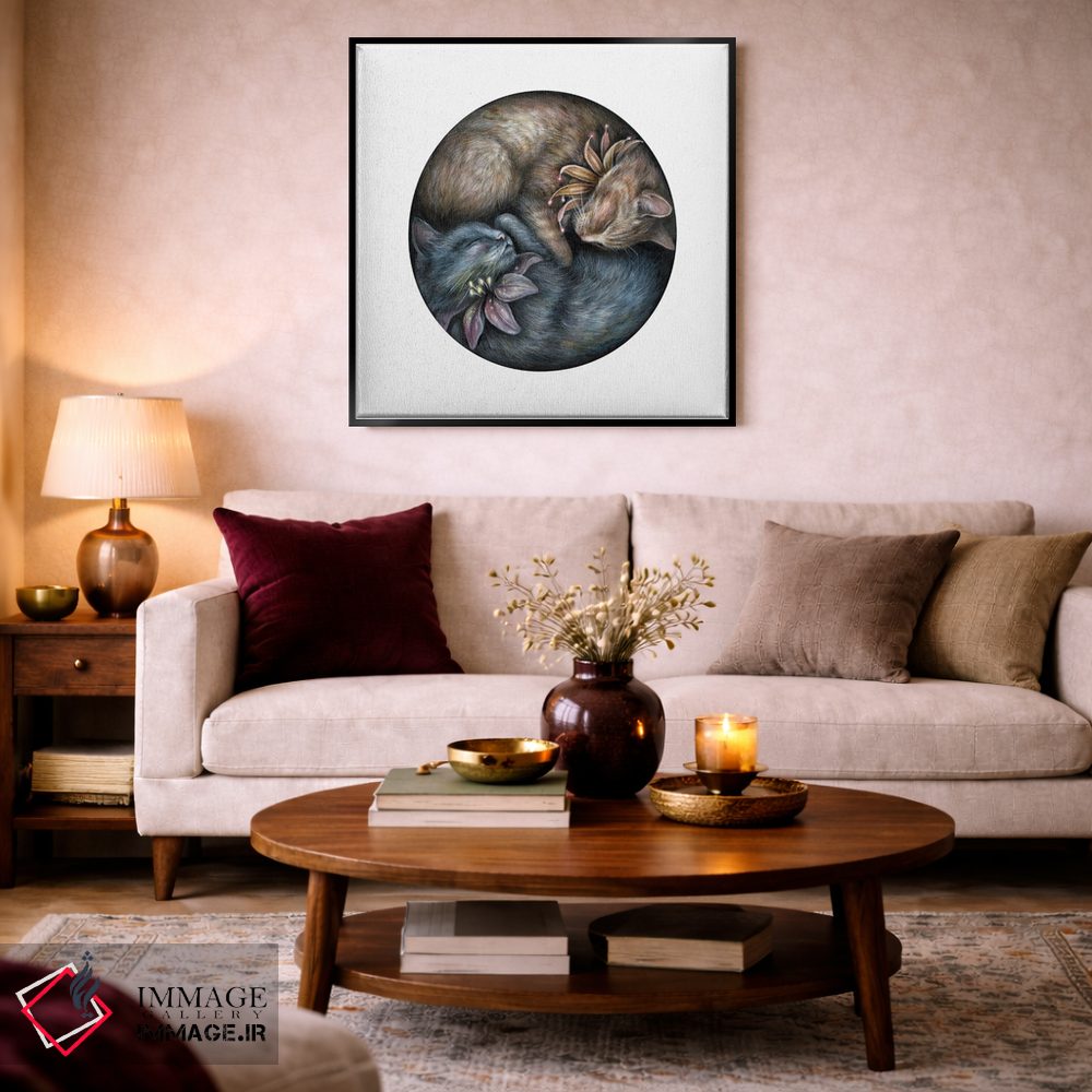 تابلو دکوراتیو جونیپر و نیم اثر کیمرا واچنا - D4B