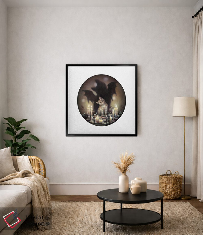 تابلو دکوراتیو اگر من یک گربه-خفاش بودم اثر کیمرا واچنا - D4B