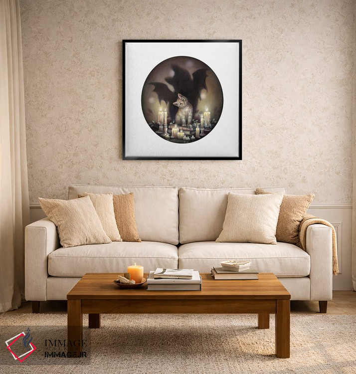 تابلو دکوراتیو اگر من یک گربه-خفاش بودم اثر کیمرا واچنا - D3B