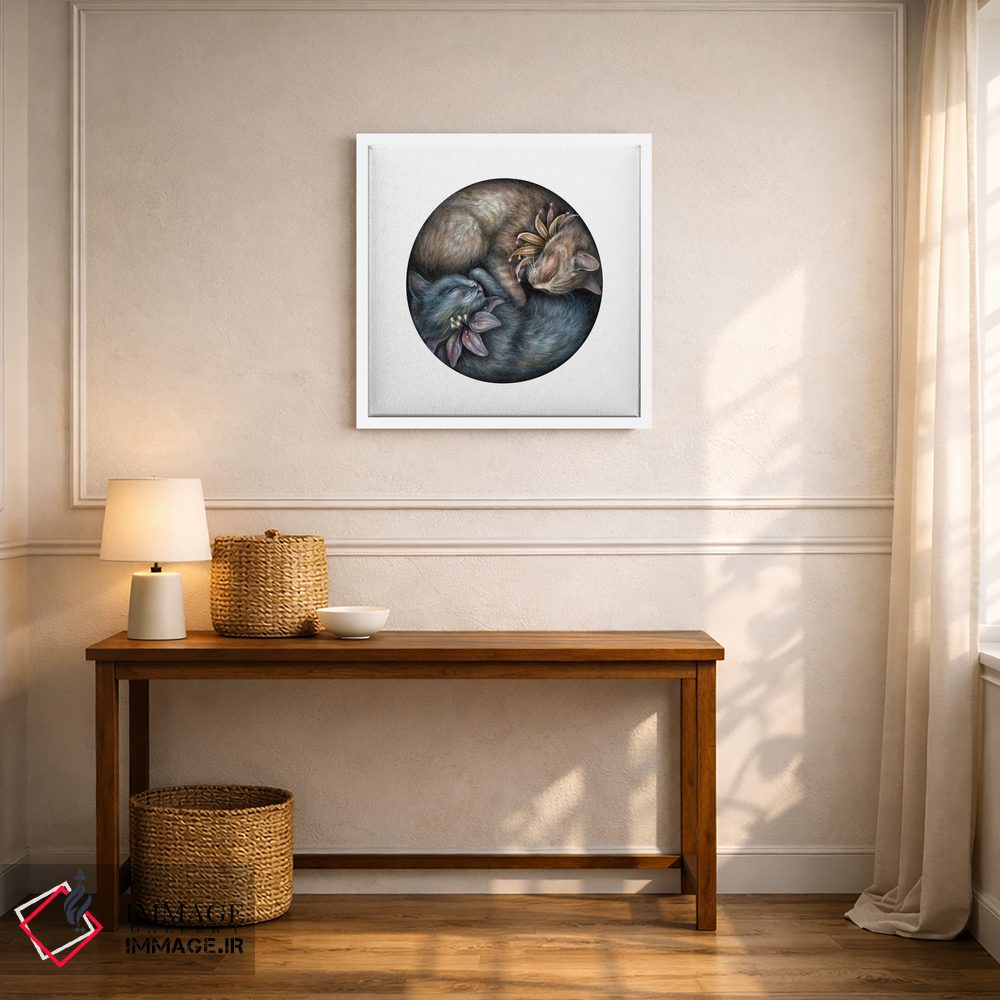 تابلو دکوراتیو جونیپر و نیم اثر کیمرا واچنا - D6W