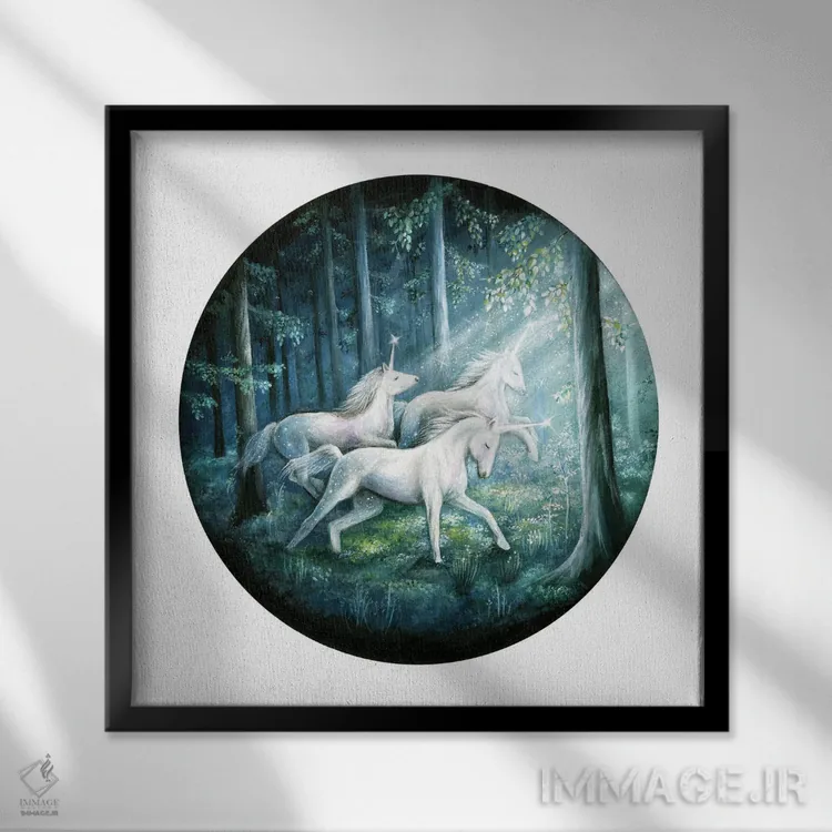 تابلو دکوراتیو سفر اثر کیمرا واچنا - نمای قابدار مشکی