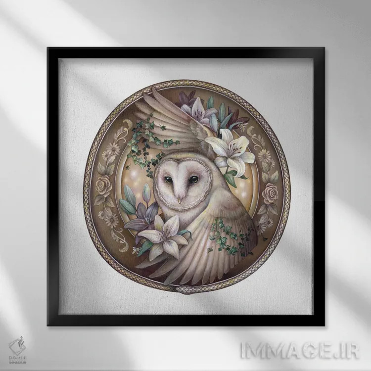 تابلو دکوراتیو تابستان اثر کیمرا واچنا - نمای قابدار مشکی