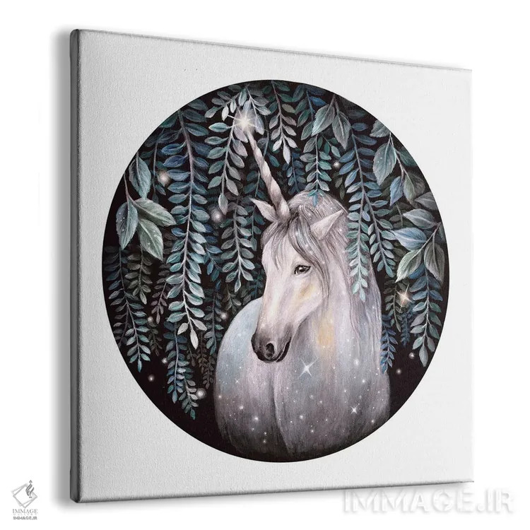 تابلو دکوراتیو تک شاخ اثر کیمرا واچنا - نمای پرسپکتیو محصول