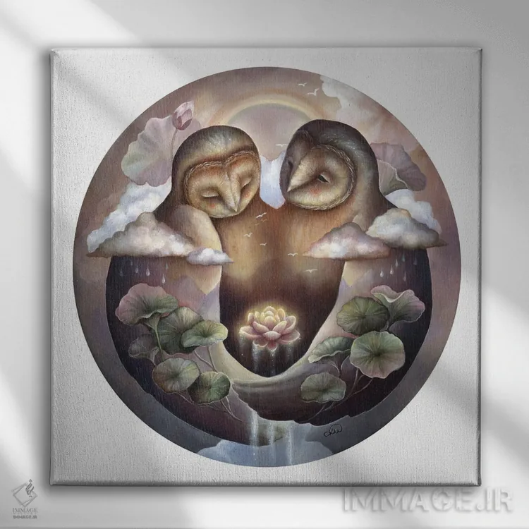 تابلو دکوراتیو پیشنهاد اثر کیمرا واچنا - نمای روبهرو روی دیوار